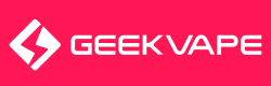 Geekvape logo on a pink background. Shop Aegis kits, Sonder, Wenax, mod, and pod vape products.