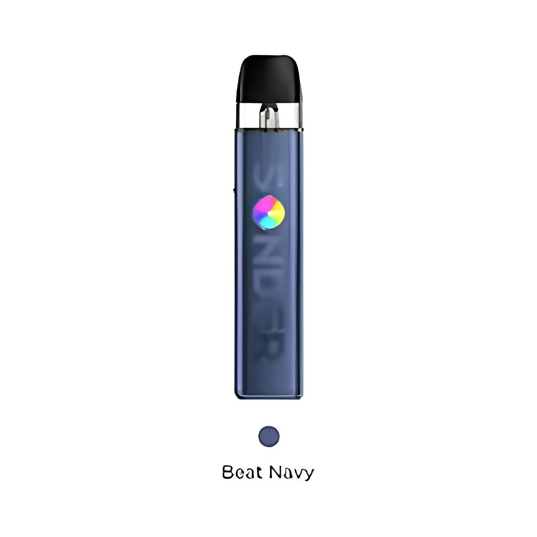 Geekvape Sonder Q3 Vape Pod Kit Navy Vape device with 'Sonder' branding on a white background