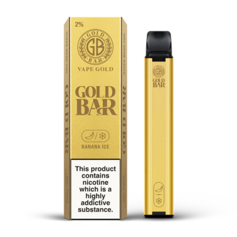 Gold Bar Disposable Vape Banana Ice