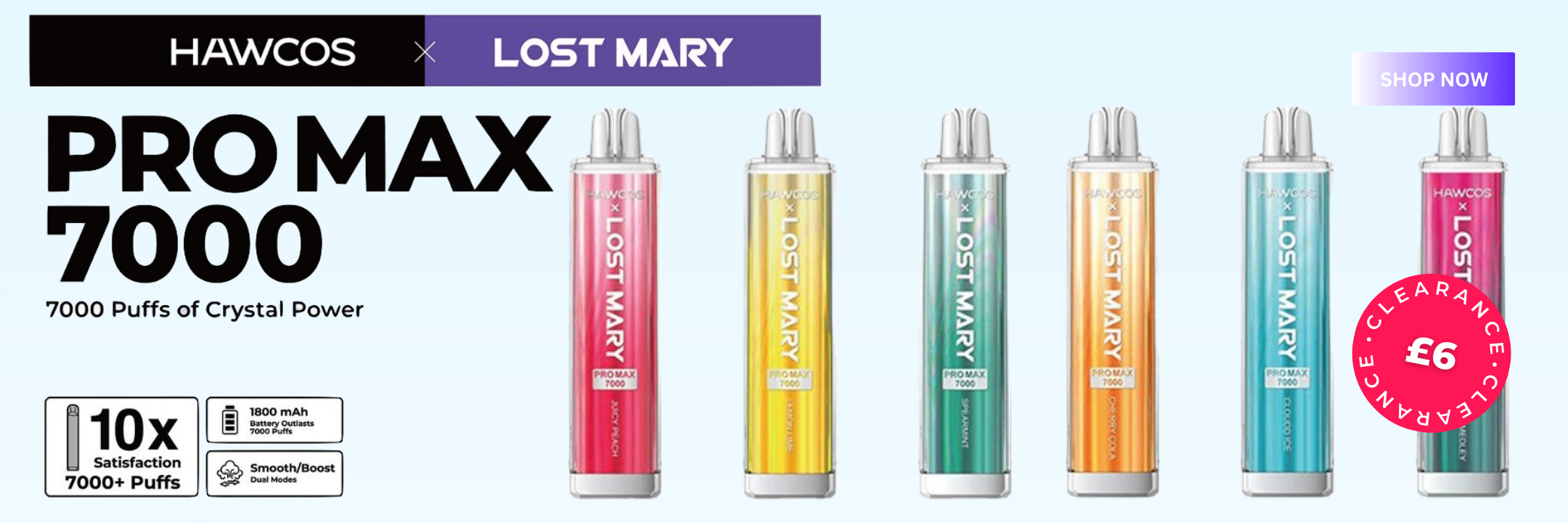 HAWCOS X Lost Mary Pro Max 7000 Disposable Kit.