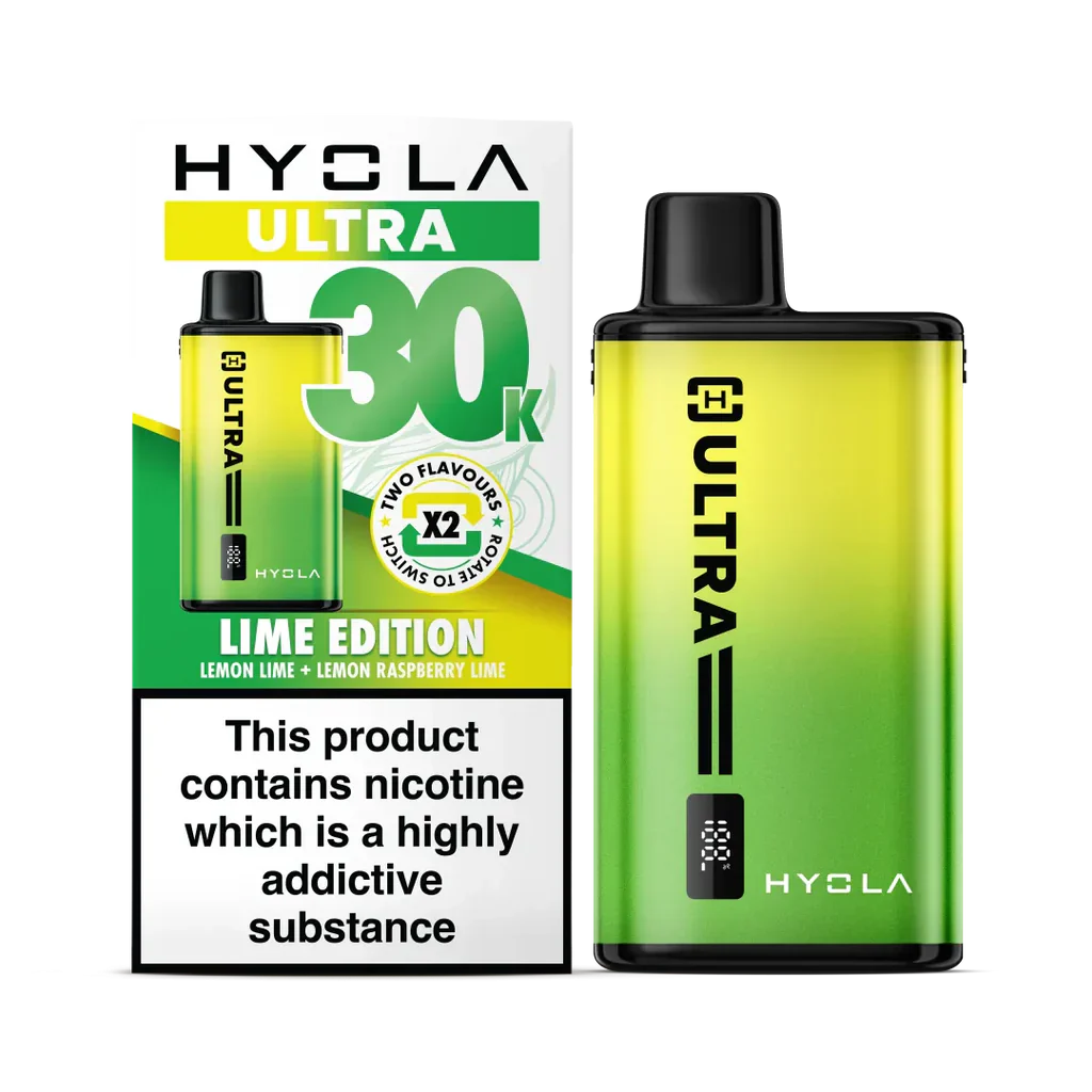 Hyola Ultra 30K Vape Kit Lime Edition 30000 Puff Vape.
