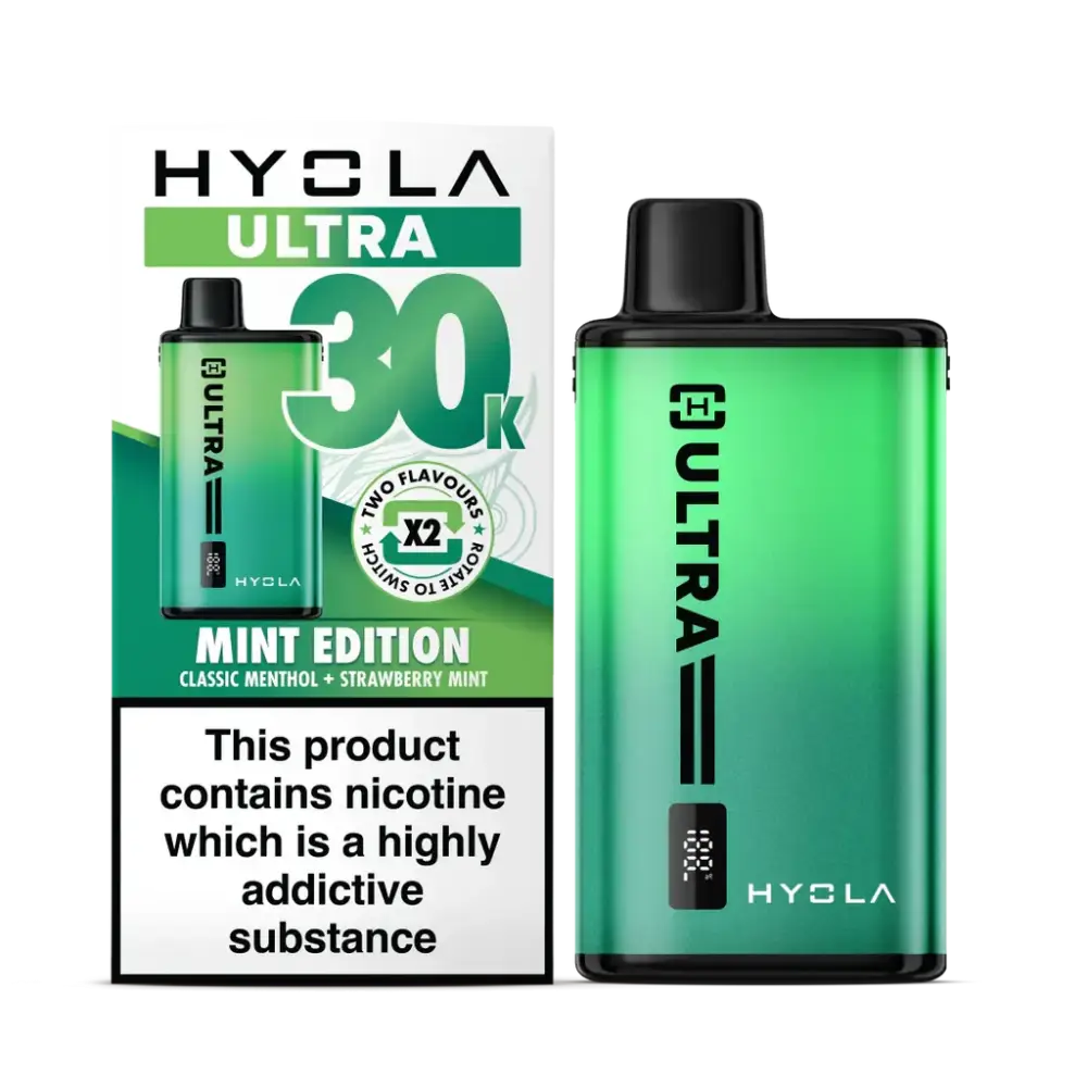Hyola Ultra 30K Vape Kit Mint Edition 30000 Puff Vape.