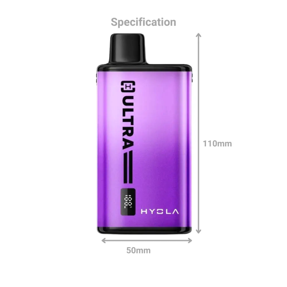 Hyola Ultra 30K Vape Kit Sepcification.