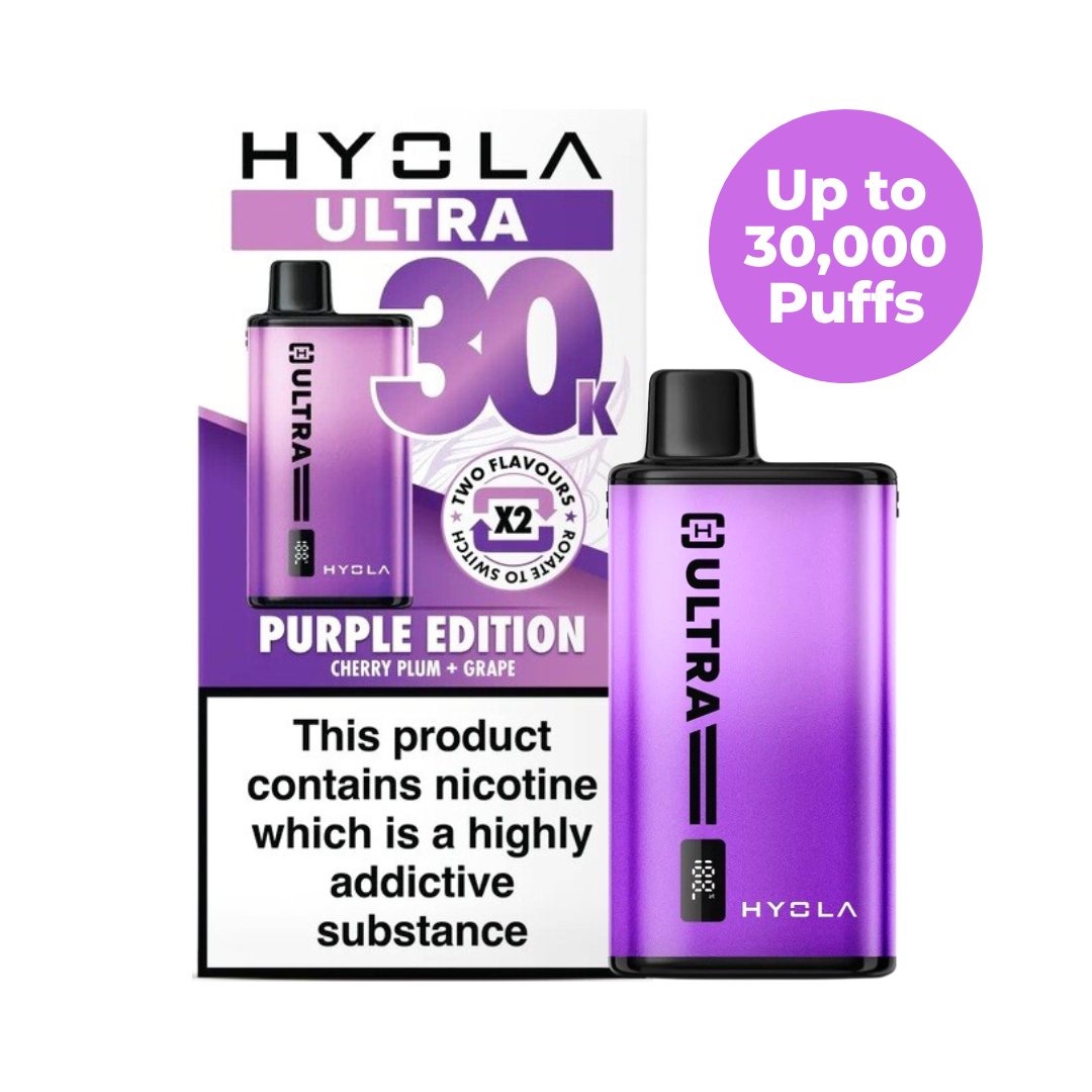 Hyola Ultra 30K Vape Kit. up to 30,000 puff vape.
