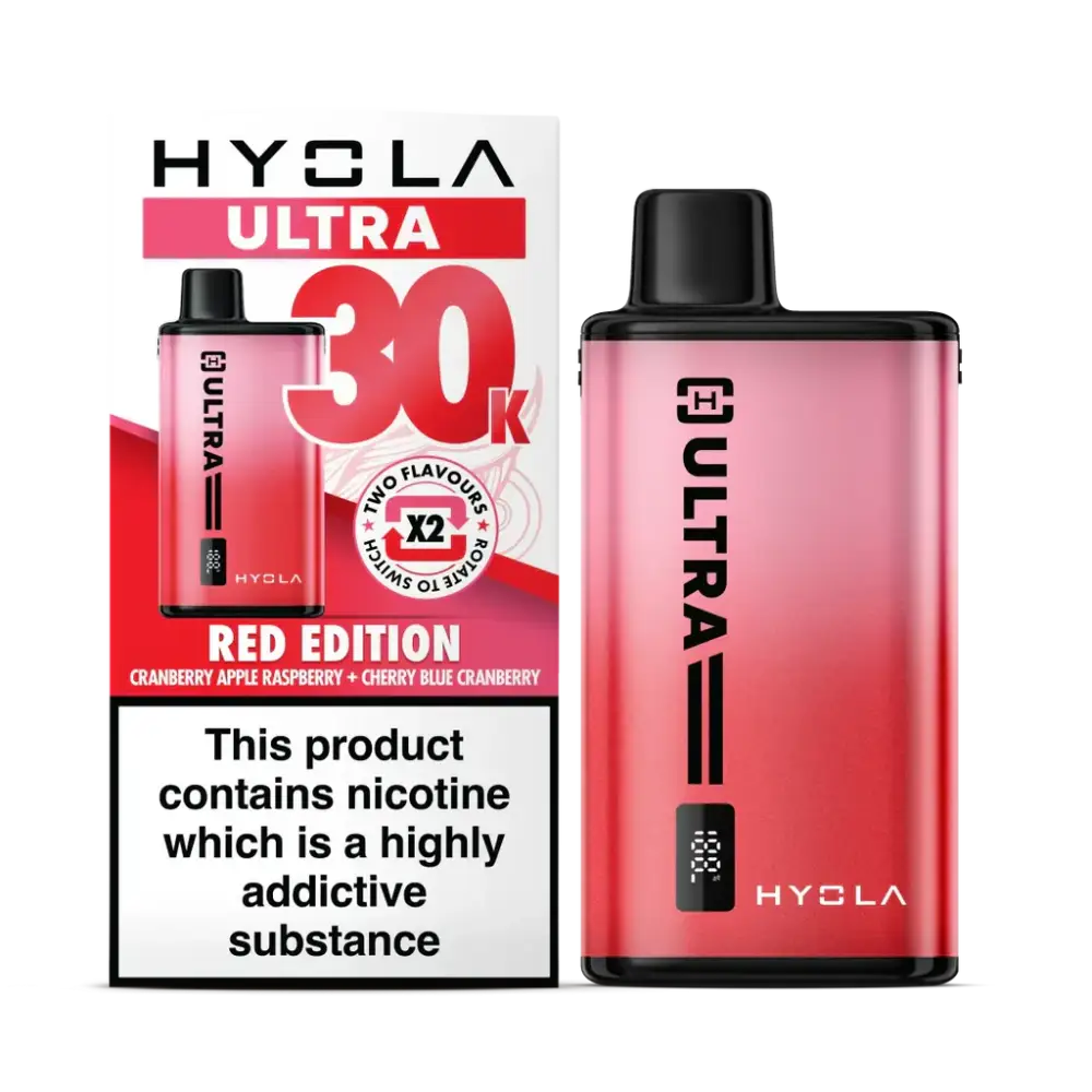 Hyola Ultra 30K Vape Kit Red Edition 30000 Puff Vape.