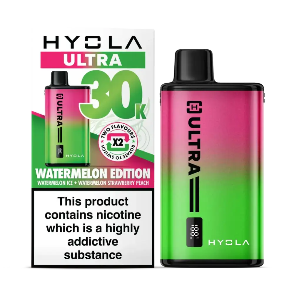 Hyola Ultra 30K Vape Kit  Watermelon Edition 30000 Puff Vape.