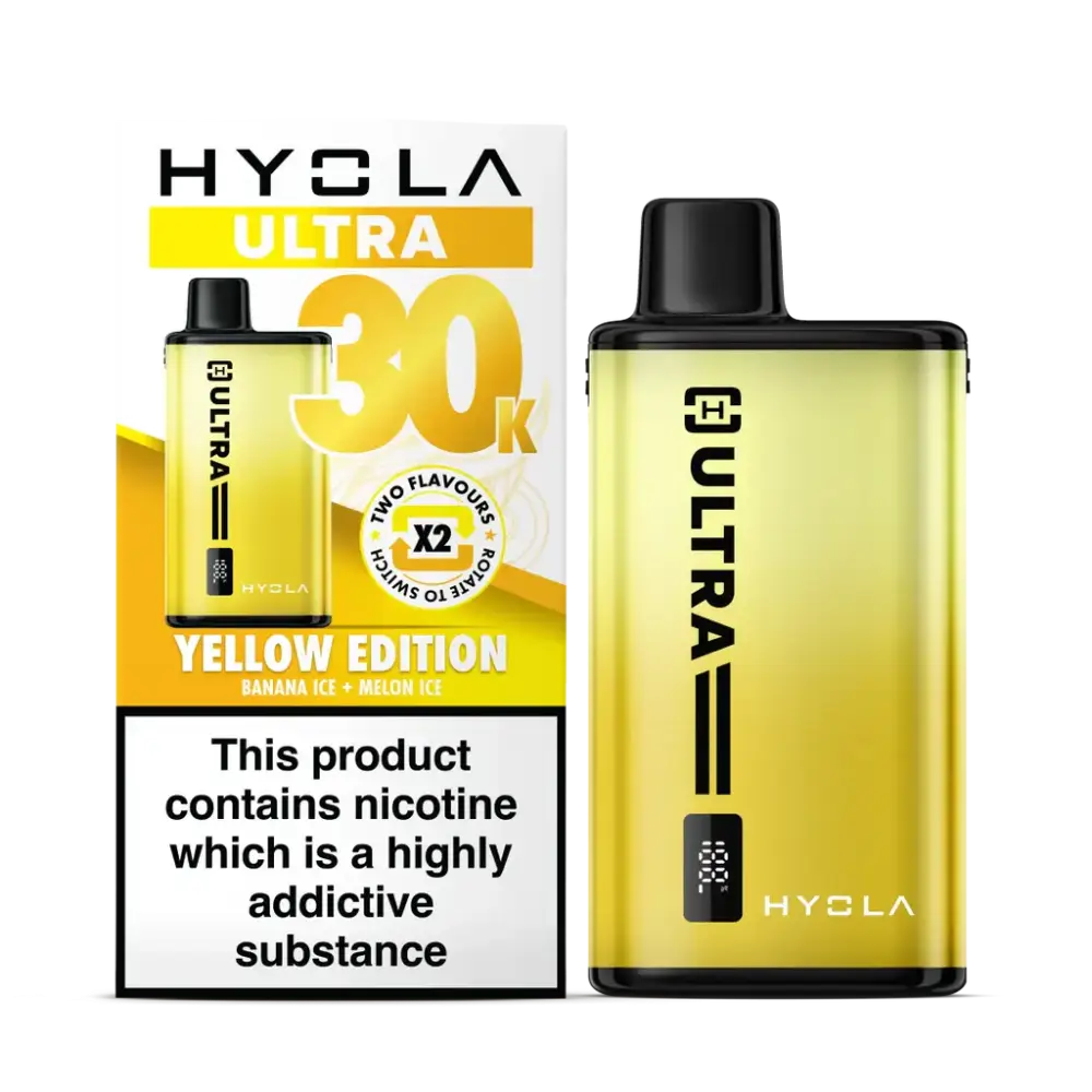 Hyola Ultra 30K Vape Kit Yellow Edition 30000 Puff Vape.