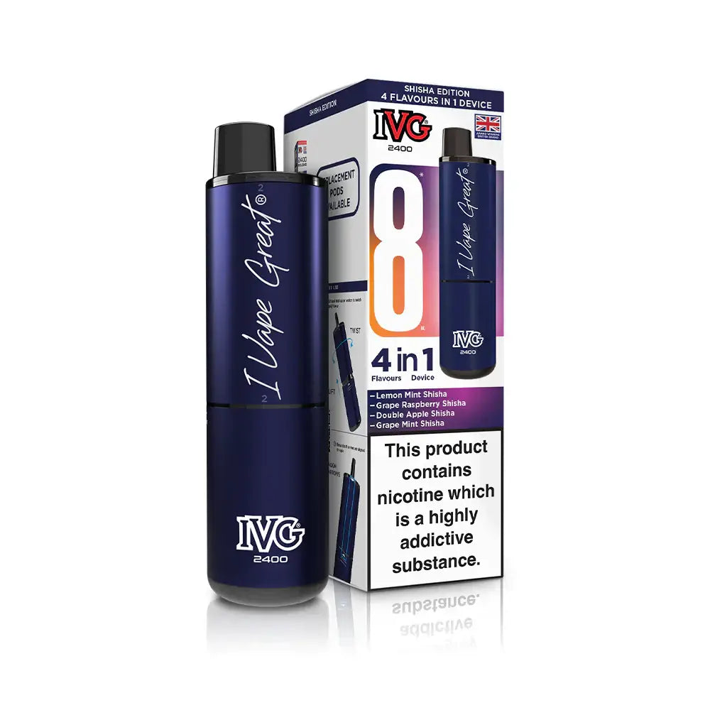 IVG 2400 4 in 1 - Shisha Edition - Disposable Vape