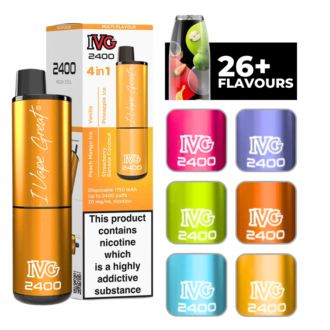 IVG 2400 Exotic Edition Disposable Vape Pod.