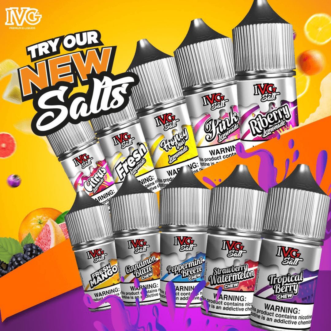 IVG Salt Caribbean Crush 10ml E-Liquid - Smokz Vape Store