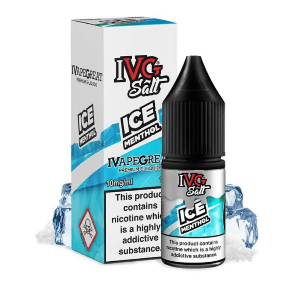 IVG Salt Ice Menthol 10ml E-Liquid - Smokz Vape Store