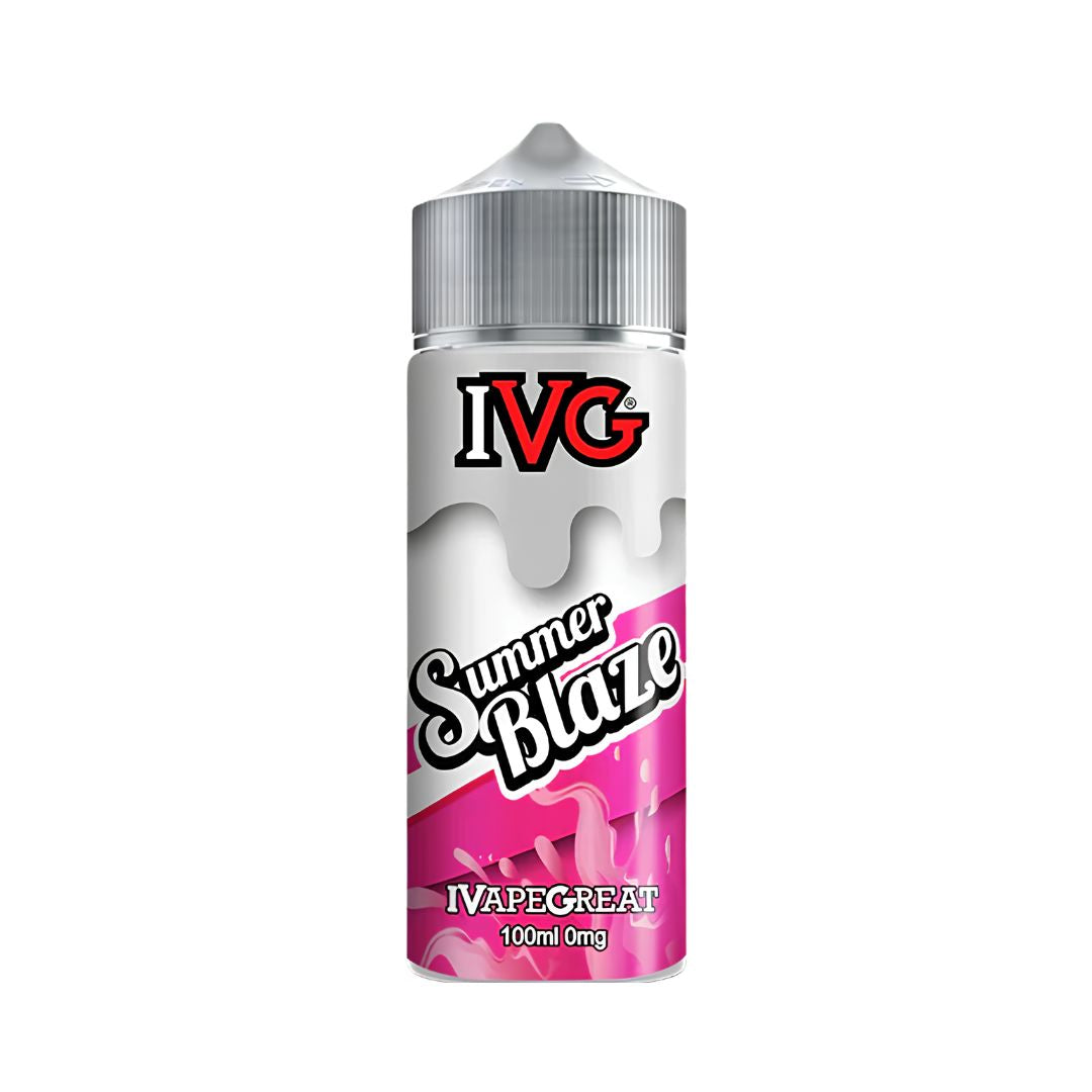 IVG Summer Blaze 100ml shortfill e liquid bottle