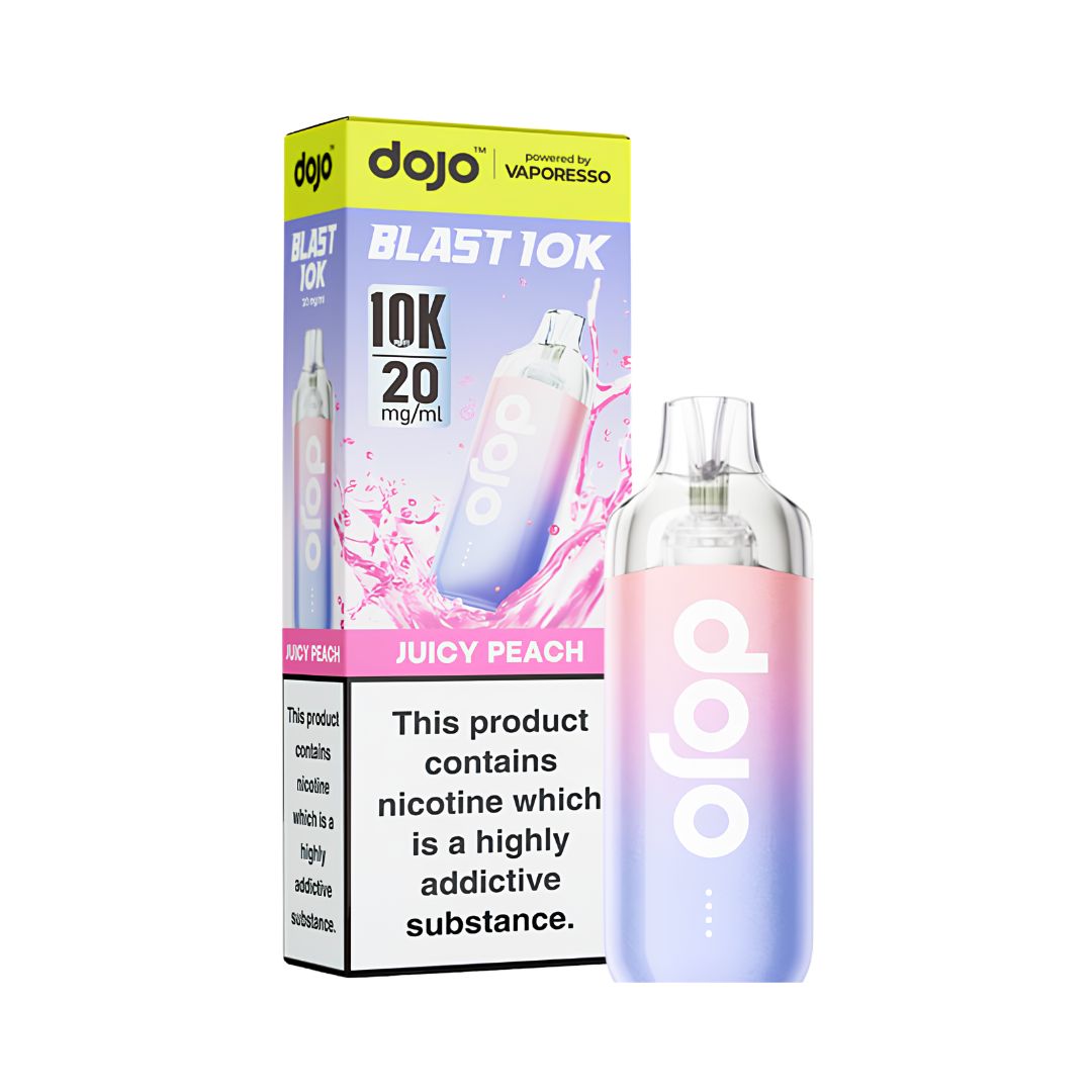 Juicy Peach Dojo Blast 10K Prefilled Pod Vape Kit