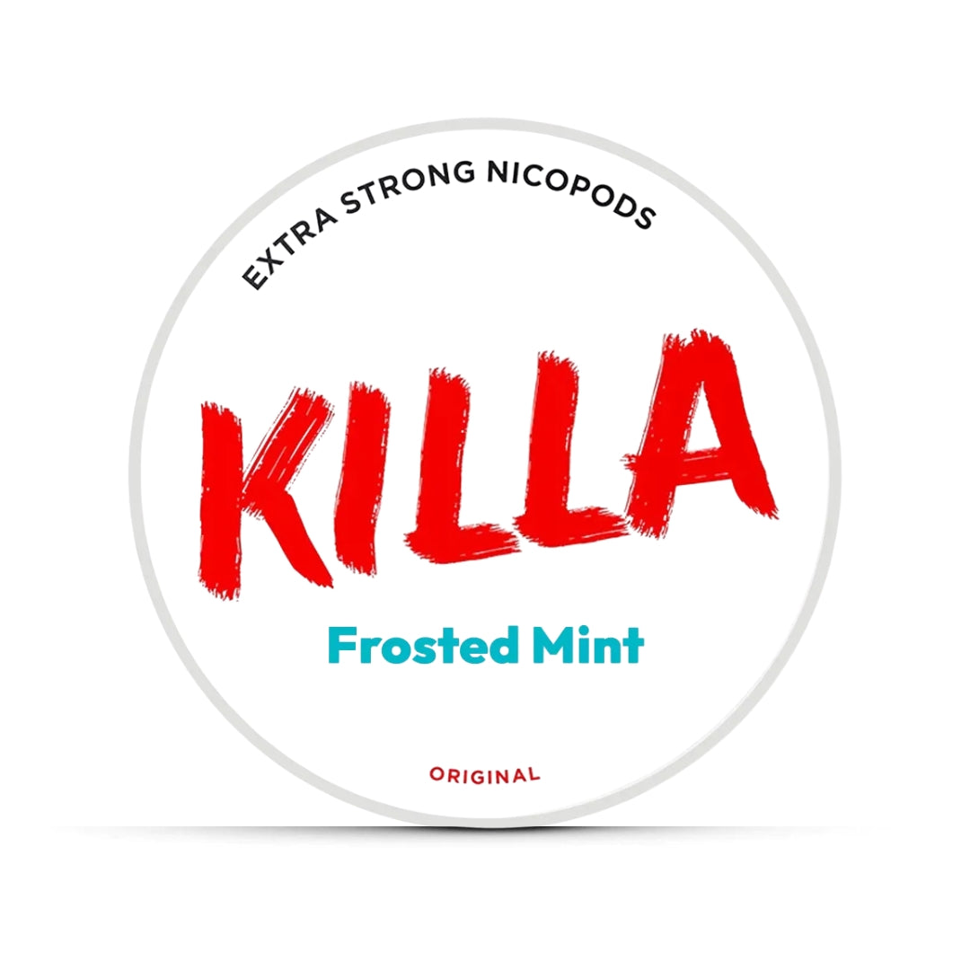 Killa Frosted Mint Nicotine Pouches.