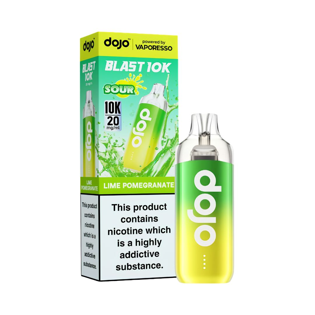 Lime Pomegranate Dojo Blast 10K Prefilled Pod Vape Kit