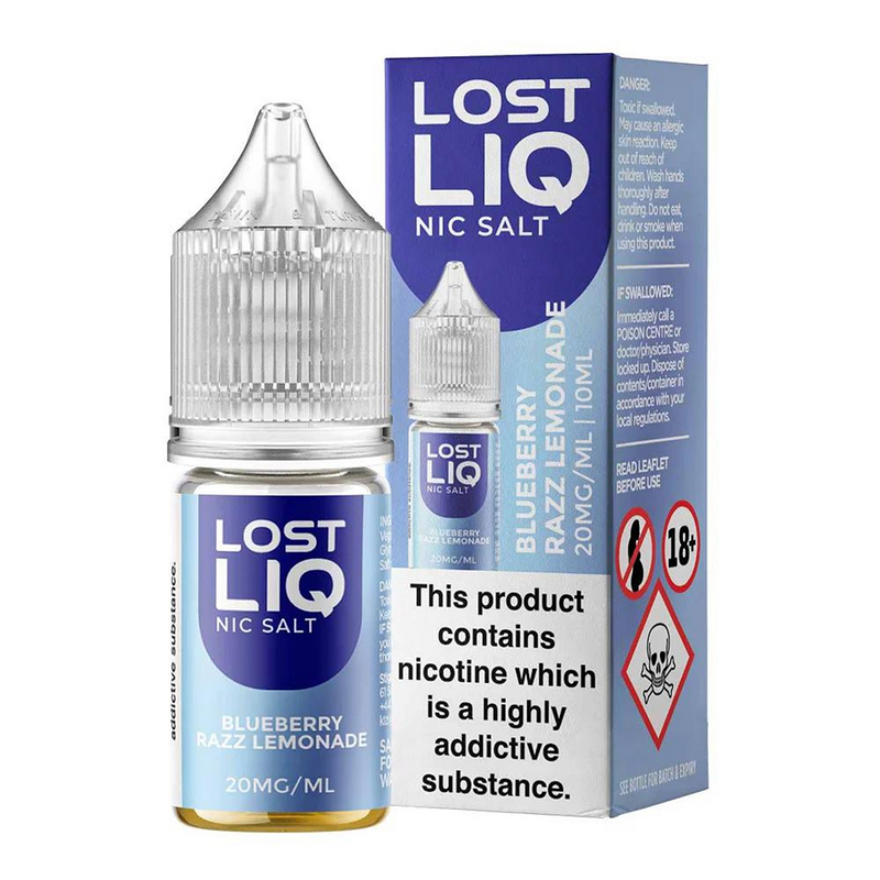 Lost Liq Nic Salt E-liquid Blueberry Razz Lemonade