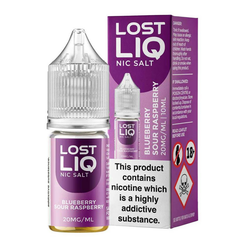 Lost Liq Nic Salt E-liquid Blueberry Sour Raspberry