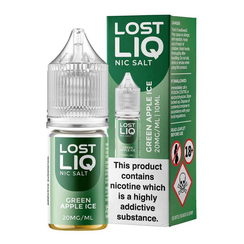 Lost Liq Nic Salt E-liquid Green Apple Ice