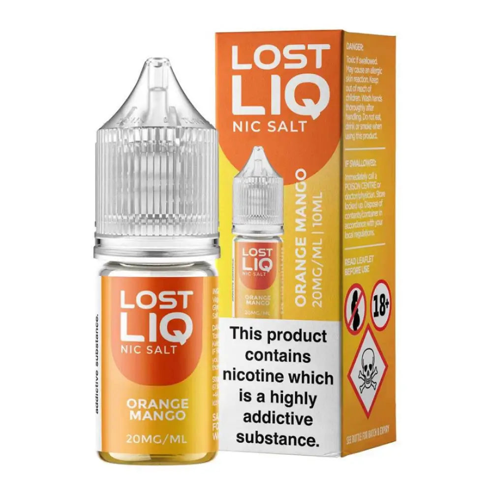 Lost Liq Nic Salt E-liquid Orange Mango