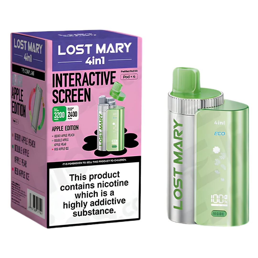 Lost Mary 4 in 1 Pod Kit Apple Edition.