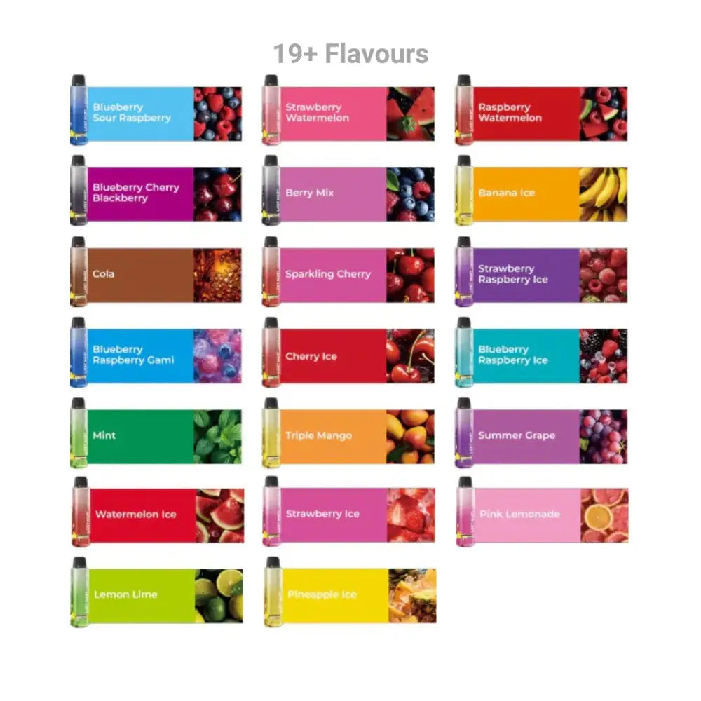 Lost Mary Nera 30K Fullview Prefilled Pod Vape Kit Flavours.