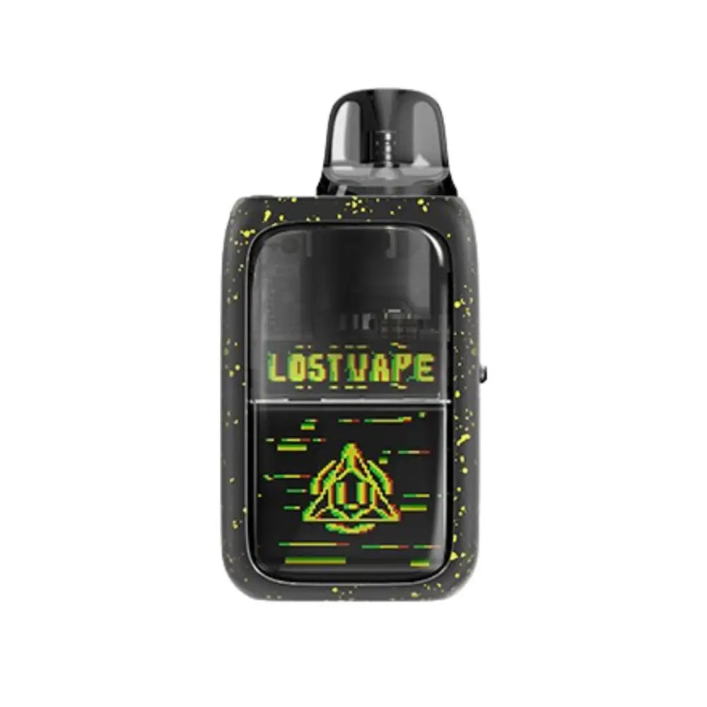 Image Of Ursa Epoch Vape Kit By Lost Vape In Arcade Era (Black With Spots Of Yellow) Colour