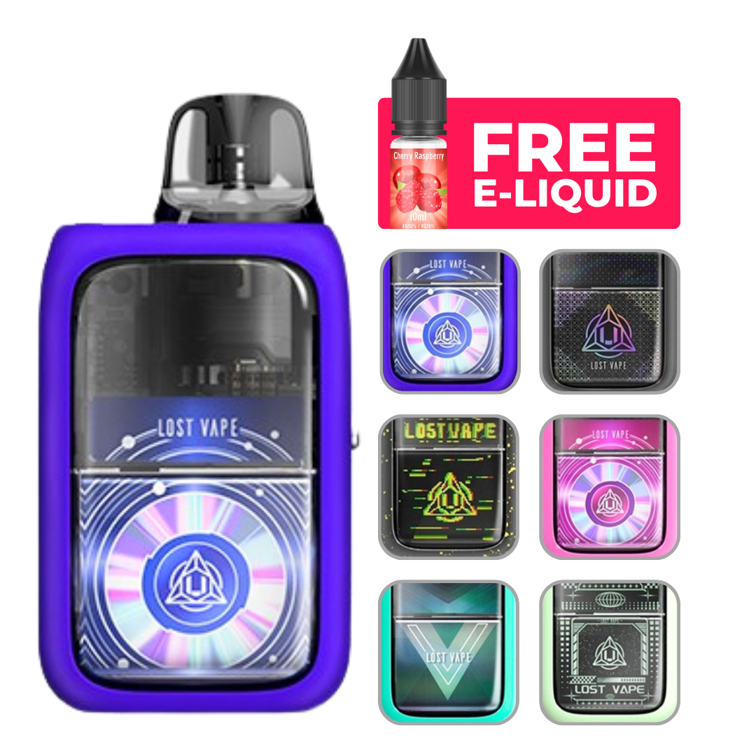 Lost Vape Ursa Epoch Vape Kit With Complimentary E-Liquid, Customise Your Vaping Experience With A Free Flavour Of Your Choice