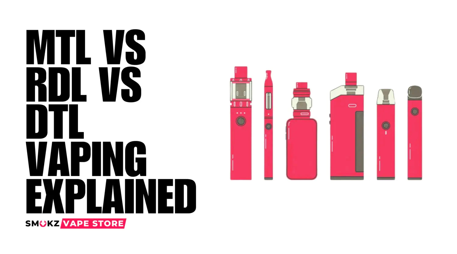 MTL vs RDL vs DTL Vaping Explained Blog.