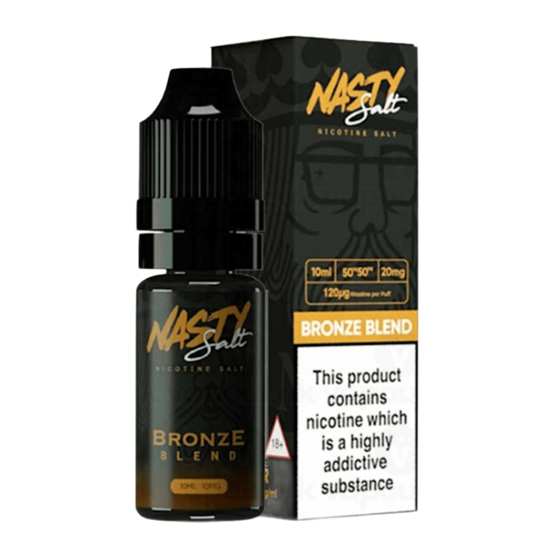 Nasty Salt Bronze Blend Tobacco 10ml E-Liquid - Smokz Vape Store