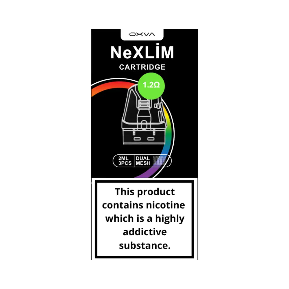 Oxva NeXlim 4ml Cartridge Refillable Pods - 1.2 ohm - Smokz Vape Store.
