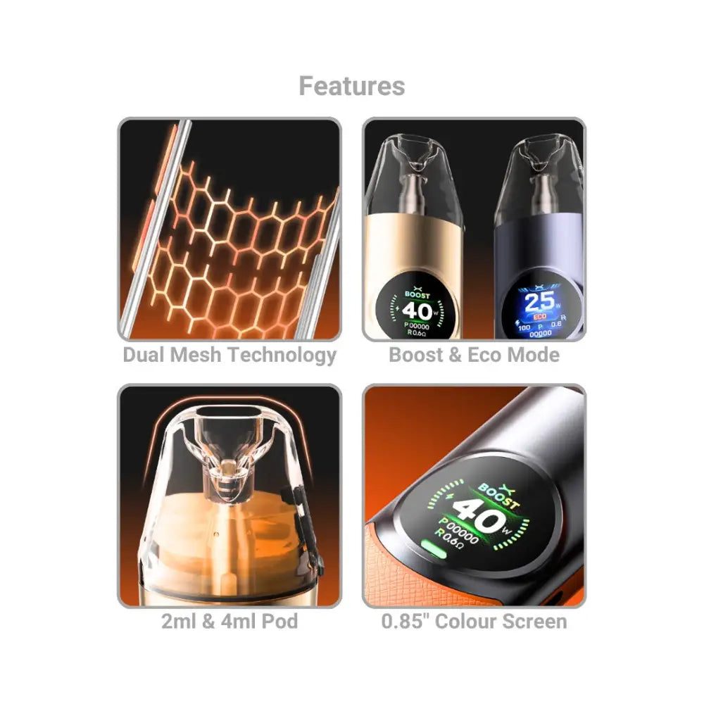 Oxva Nexlim Vape Pod Kit - Features - Smokz Vape Store.
