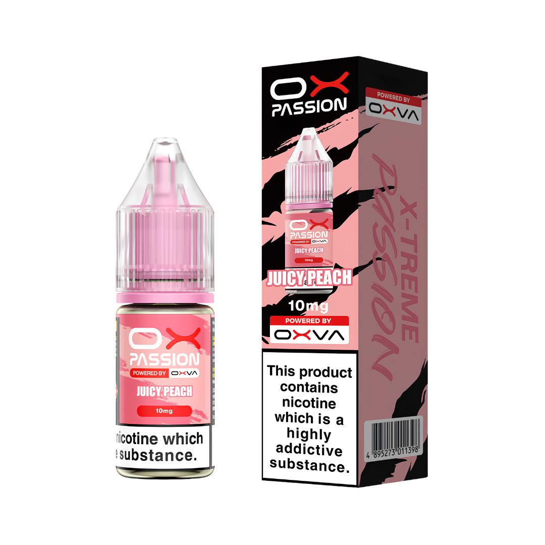 OXVA OX Passion Nic Salts Juicy Peach 10ml