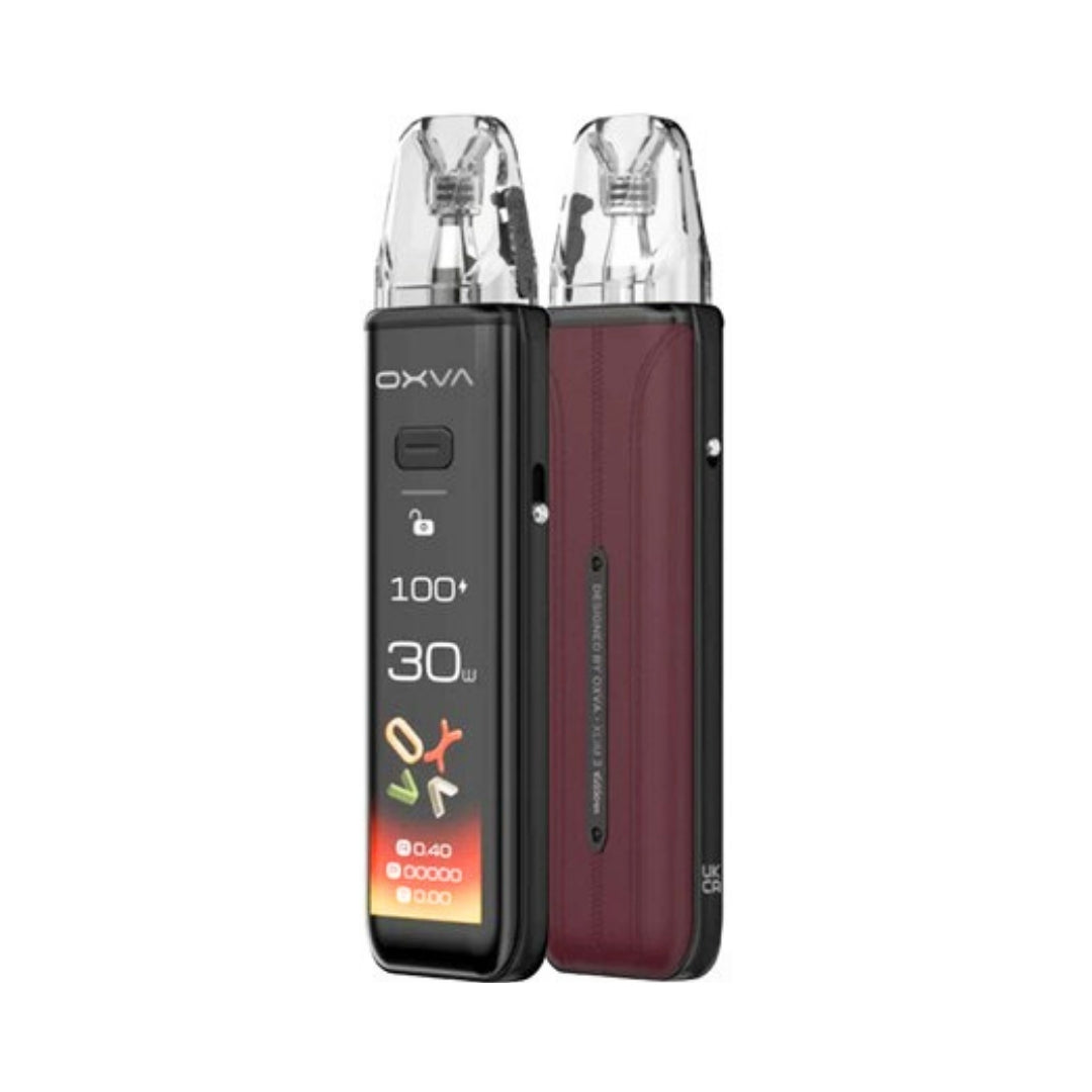 Oxva Xlim 3 Ultra Vape Pod Kit Bordeaux Red.
