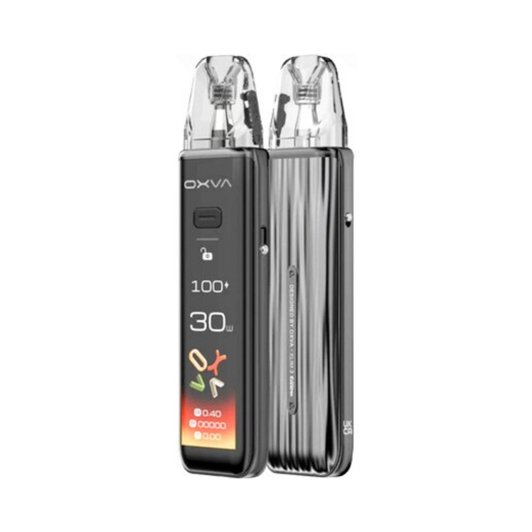 Oxva Xlim 3 Ultra Vape Pod Kit Metal Gray.

