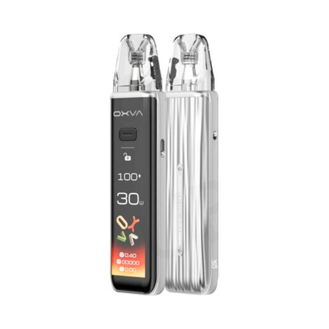 Oxva Xlim 3 Ultra Vape Pod Kit Metal Silver.

