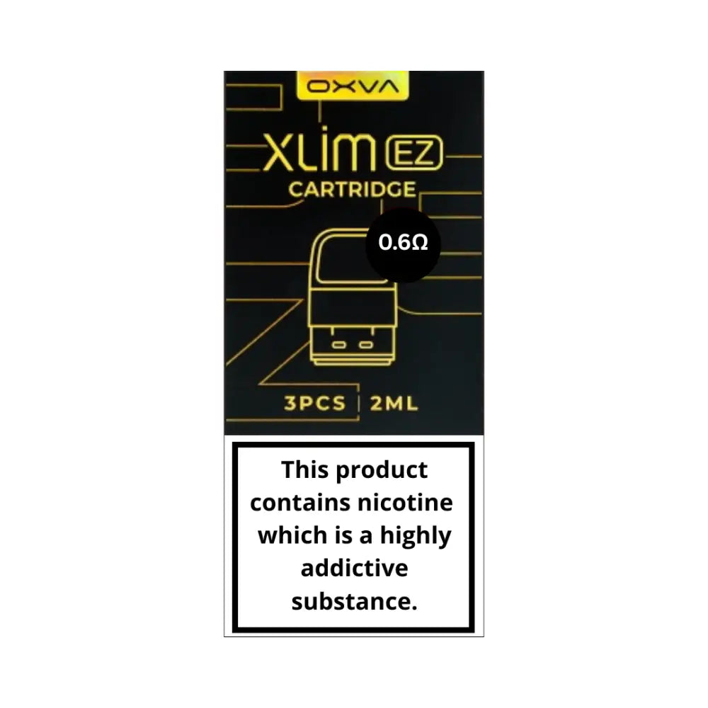 Oxva Xlim Ez Refillable Vape Cartridge 0.6 ohm Coil Options - Smokz Vape Store.
