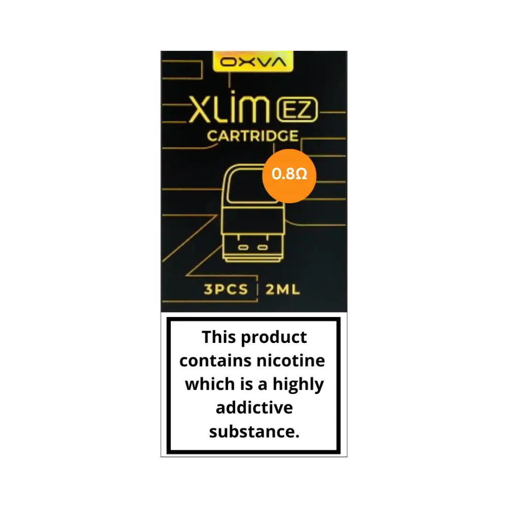 Oxva Xlim Ez Refillable Vape Cartridge 0.8 ohm Coil Options - Smokz Vape Store.
