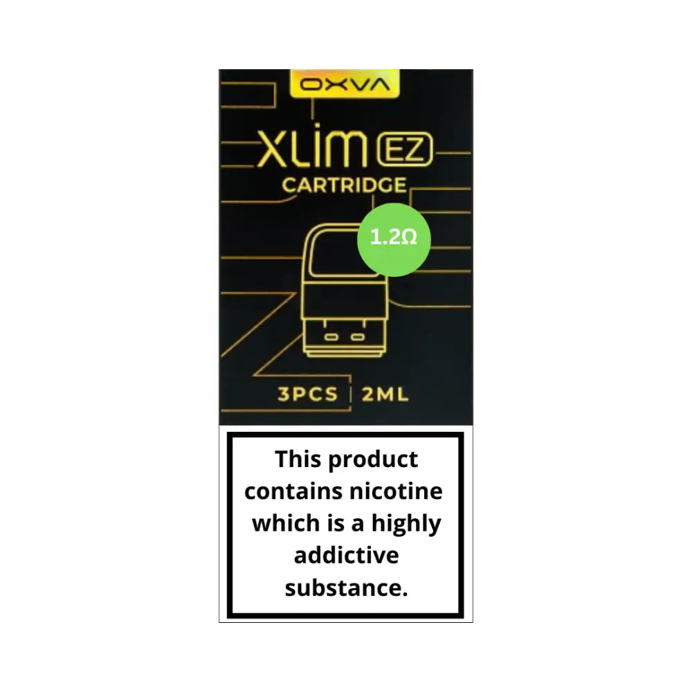 Oxva Xlim Ez Refillable Vape Cartridge 1.2 ohm Coil Options - Smokz Vape Store.
