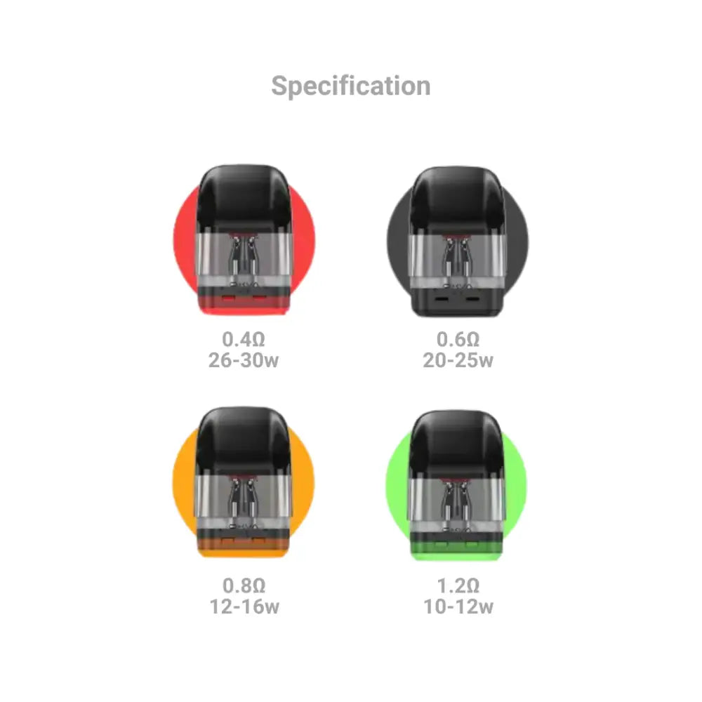 Oxva Xlim Ez Refillable Vape Cartridge Specifications - Smokz Vape Store.
