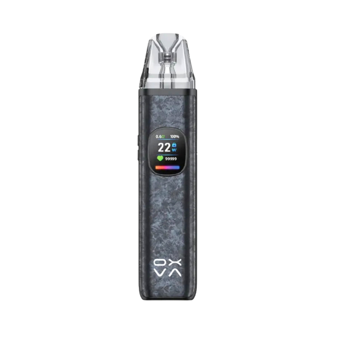 Oxva Xlim Pro 2 DNA Pod Vape Kit Frosted Titanium Blue.
