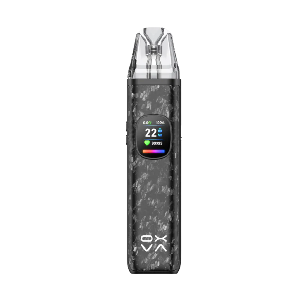 Oxva Xlim Pro 2 DNA Pod Vape Kit Luminous Forged Carbon Fibre Daylight State.
