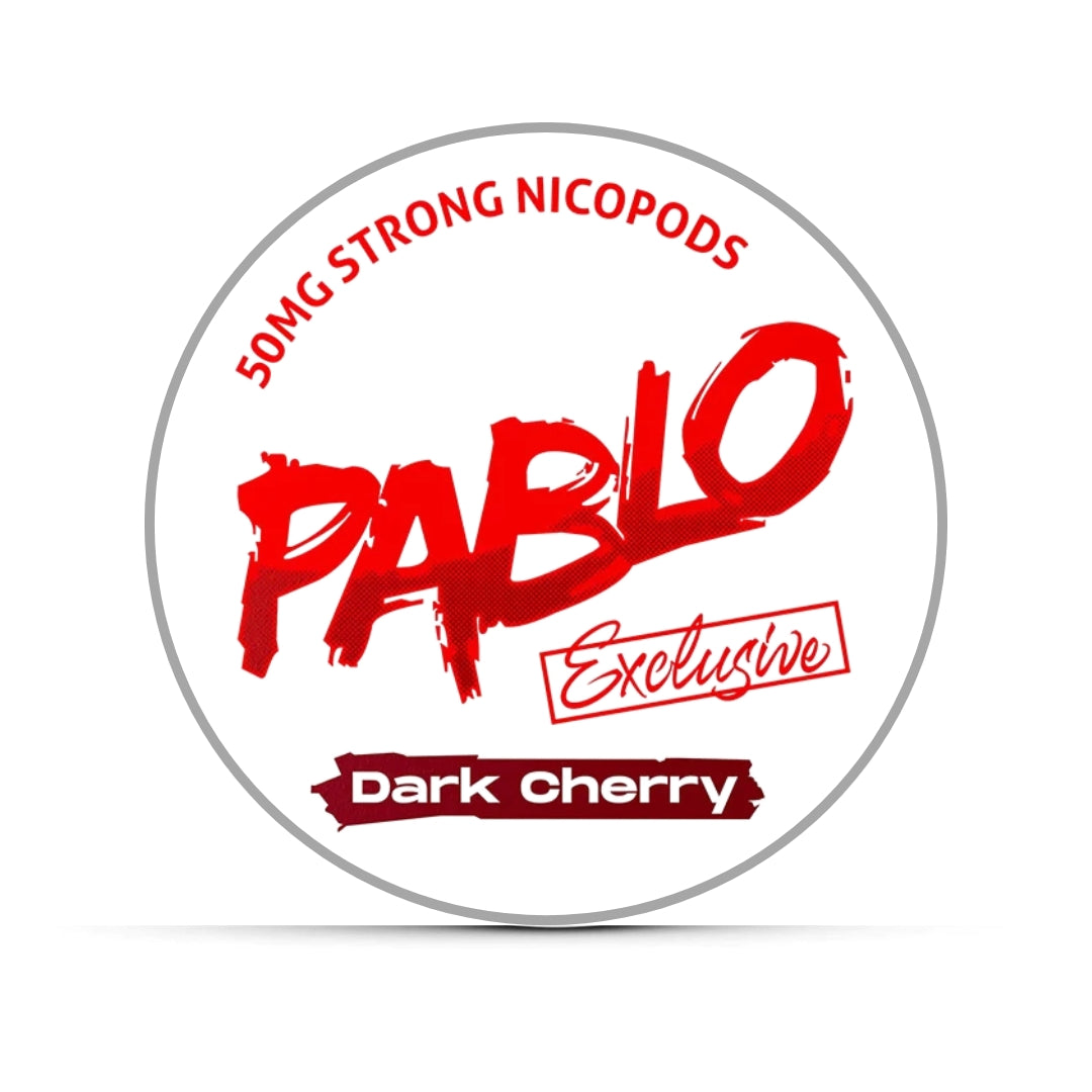 Pablo Dark Cherry Nicotine Pouches.