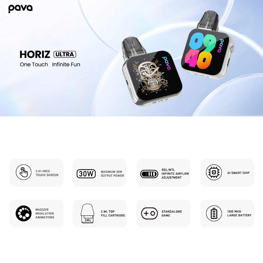 Horiz Ultra Vape Kit - One Touch, Infinite Fun.