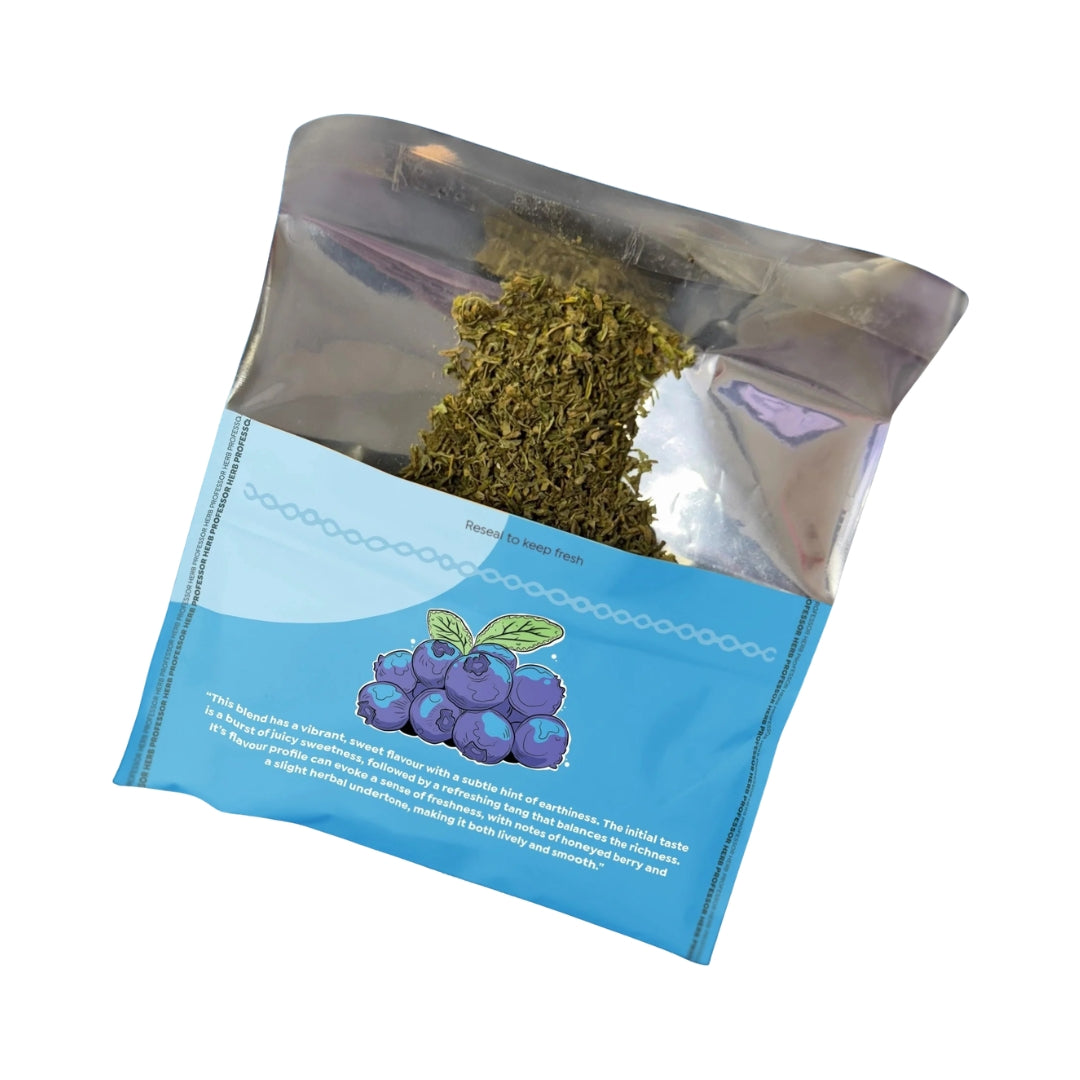 Close up of six times filtered Professor Herb premium CBD hemp blend