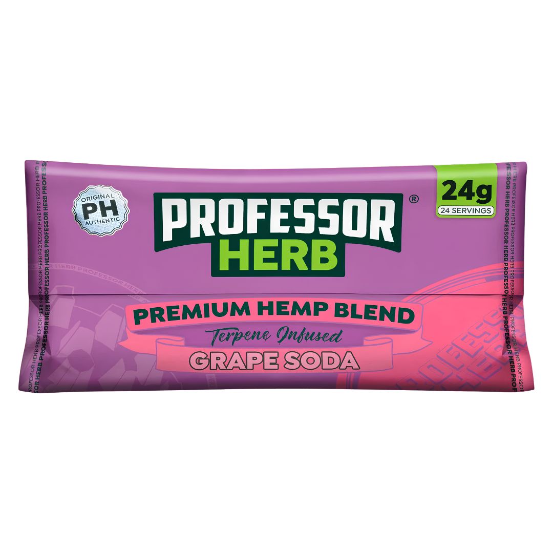 Professor Herb Premium Hemp Blend Grape Soda (24g)