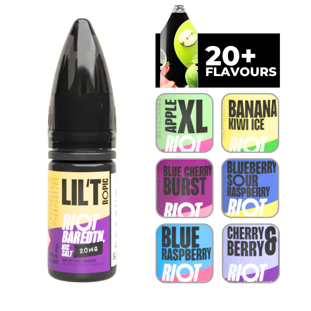 Riot Bar Edtn Lil Tropic 10ml E-Liquid.