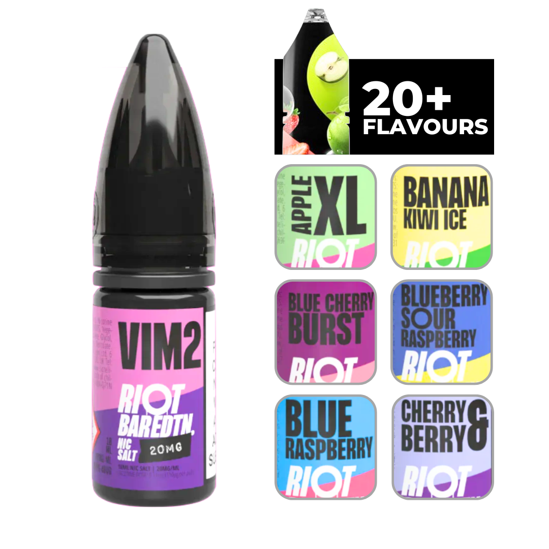 Riot Bar Edtn Vim2 10ml E-Liquid.