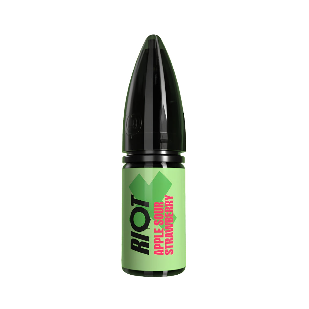 Riot X Apple Sour Strawberry Nic Salt E-liquid.