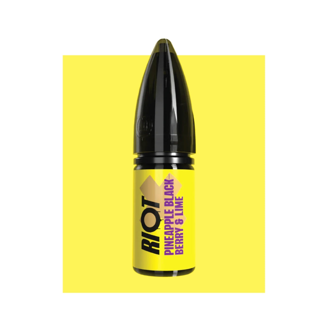 Riot X Nic Salts Pineapple Blackberry Lime 10ml E-Liquid.