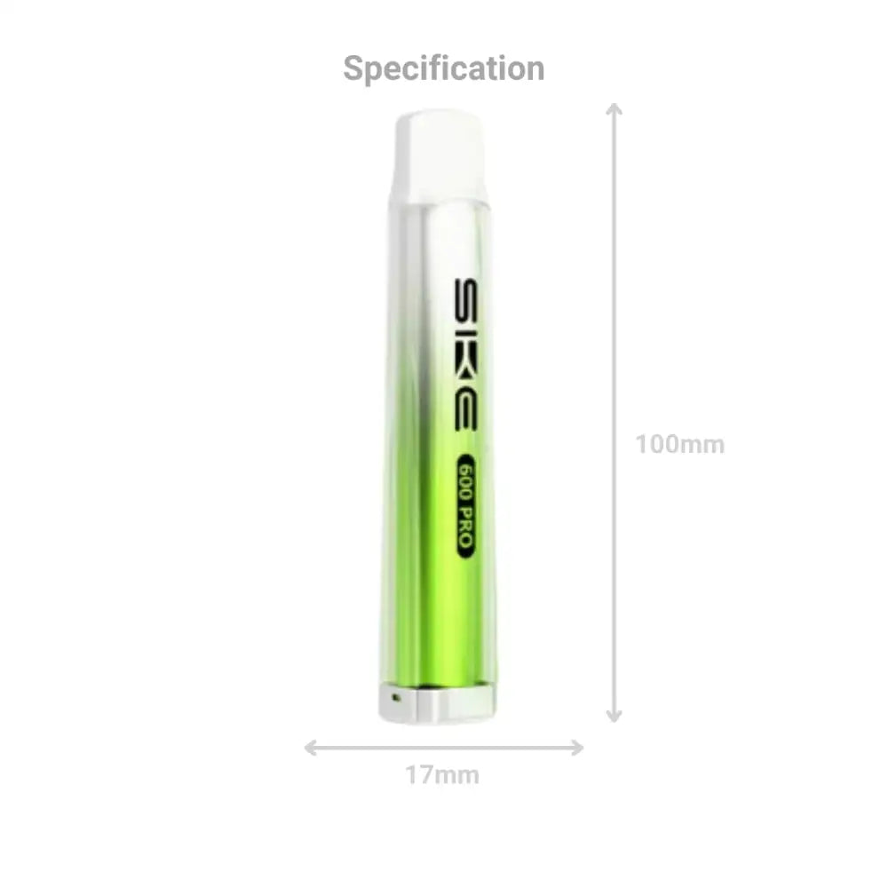 SKE Crystal 600 Pro Pod Vape Kit Specifications.